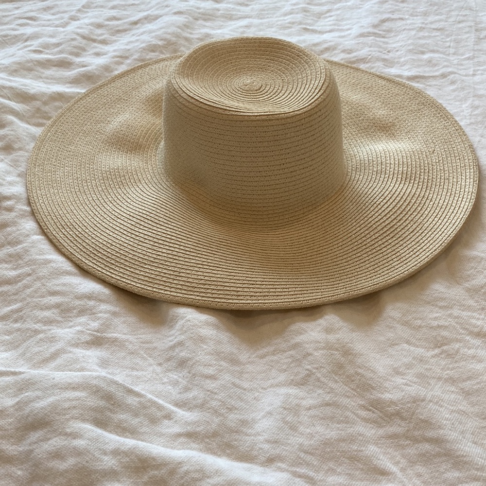 J. Crew Wide Brim Straw Hat View 2